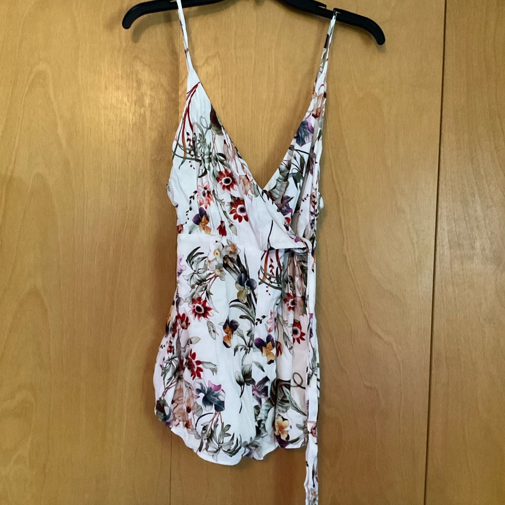 White Floral Lulus Summer Romper